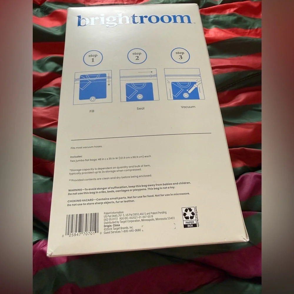 Bright room vacuum storage bags jumbo size
